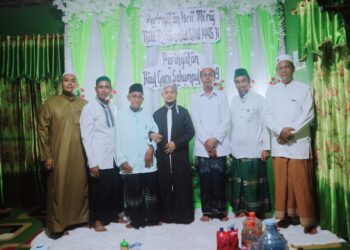 Peringatan Isra Mi’raj serta Haul Abah Guru Sekumpul ke 19 yang di selenggarakan di Majelis Ar-Rabbani 450.desa kitang