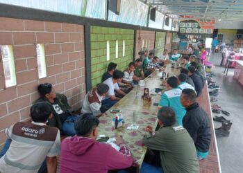 ” Rapat koordinasi bulanan Serikat buruh, SPKEP ADMO” Di tanjung Tabalong