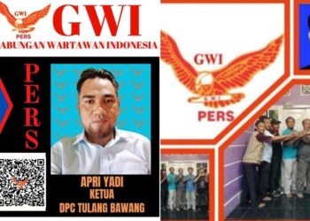Ketua DPC GWI Tuba Mengucapkan Selamat Atas Terpilihnya Bapak Nasoba Sebagai Ketua GWI Pesawaran