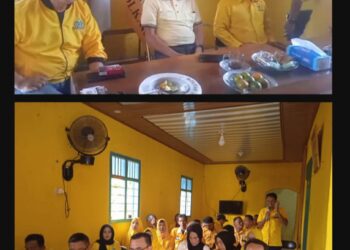 DPD Partai Golkar Kabupaten Pesawaran Siap Menangkan Paslon Bupati Dan Wakil Bupati Pesawaran Aries Sandi -Supriyanto Pada Pemilu Kada Tahun 2024 .