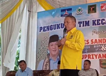 Ketua Golkar Pesawaran,Ajak Masyarakat Menangkan Pasangan Arisandi Dan Supriyanto Di Pilbup 2024
