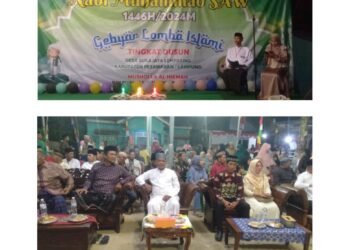 Pembukaan Lomba Islami Dalam Rangka Peringatan Maulid Nabi Muhammad Saw 1446H/2024M. Kades Lempasing : Apresiasi Dan Ucapkan Terimakasih