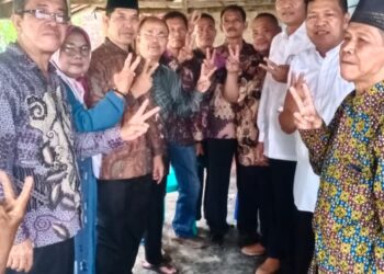 Paslon Edison no urut 02 menghadiri pesta pernikahan di kediaman pak Asnawi Desa Polvo Suban Jeriji
