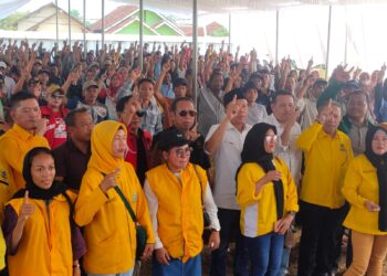 Tim Pemenangan Kecamatan Tegineneng Dikukuhkan,Aries Sandi-Supriyanto : Kami Akan Memakmurkan Masyarakat