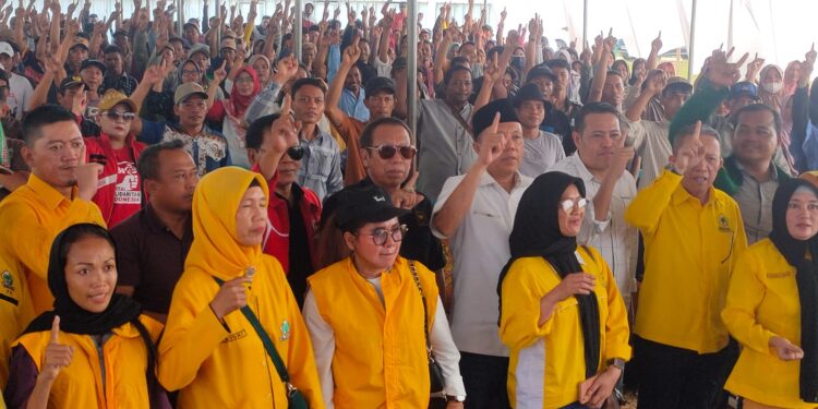 Tim Pemenangan Kecamatan Tegineneng Dikukuhkan,Aries Sandi-Supriyanto : Kami Akan Memakmurkan Masyarakat