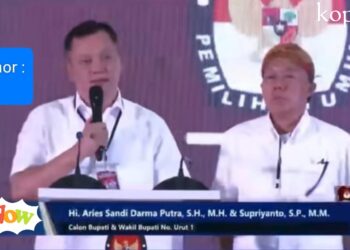 Debat Perdana,Pasangan Nomor Urut 1 Menguasai Panggung Debat Tidak Menggunakan Teks.