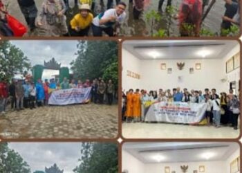 Kepala Desa Gebang Anik Rekayani,S.pd.i Menerima Kunjungan 3 Universitas Dari Korea,ITB dan ITERA.