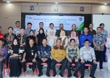 Pemkab Oku Selatan Gelar SOSialisasi perlindungan jaminan Sosial Bagi Pelaku UMKM Di Kabupaten Oku Selatan