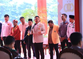 BEM PTNU  dan Polri Gelar Bansos di Beberapa Wilayah