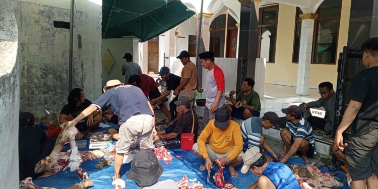 Momen Idul Adha Dan Berkurban di Link Acing Kelurahan Panggung Rawi Dihadiri Anggota DPRD kota Cilegon Qaidatu Sita