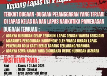 Rajawali Jatim Gelar Aksi Kepung Lapas Pamekasan: Desak Reformasi Total Pemasyarakatan