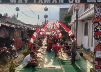 Pangan Balak Simbol Gotong Royong Meriahkan HUT RI ke 80