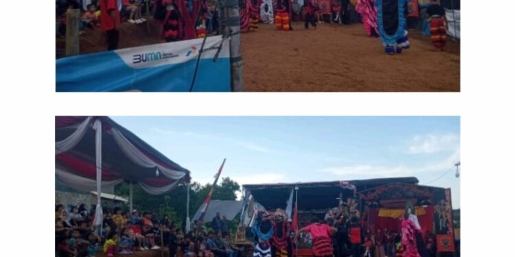 Meriah HUT RI ke-80 Warga Perumahan Citra Kesuma Gelar Kesenian Kuda Kepang dengan Segenap Prajurit Marinir
