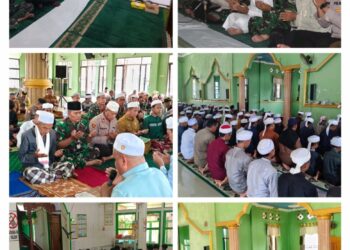 Sinergi TNI-Polri Dan Pemkab HST, Gelar Doa Bersama untuk Keselamatan dan Persatuan Bangsa Indonesia 