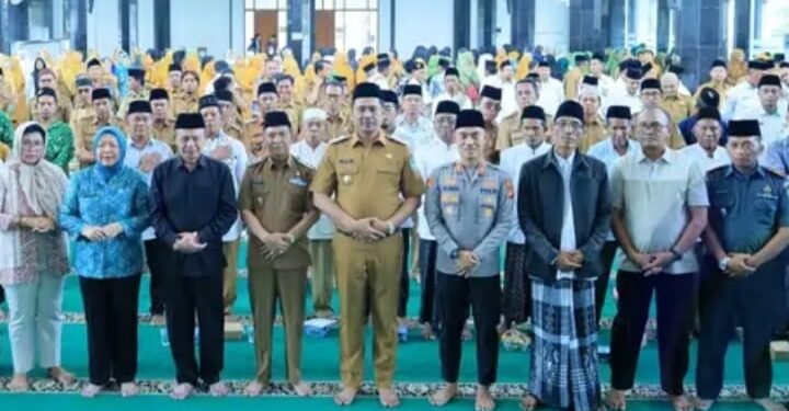 Bupati dan wakil bupati Oku Selatan  Gelar Istighosah Bersama di Masjid Agung Al-Muhtadin