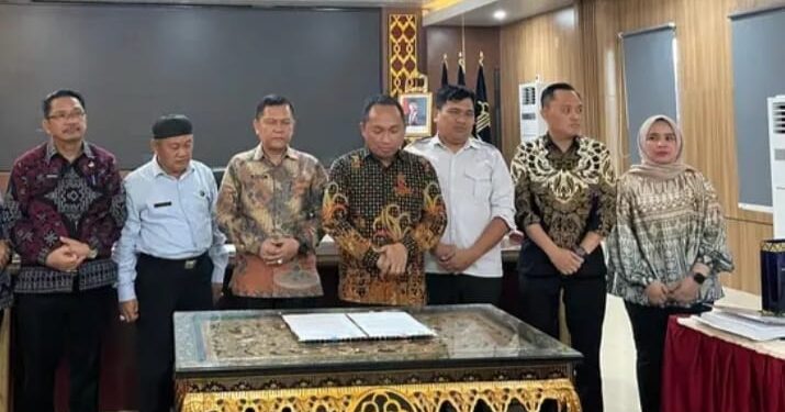 Pemkab OKU Selatan dan Kemenkumham Sumsel Gelar Rapat Harmonisasi Tiga Rancangan Perbup