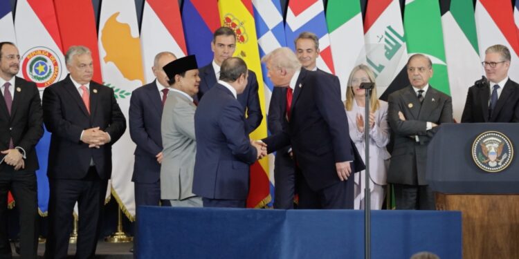 Trump ke Prabowo di Penandatanganan Perdamaian Gaza: Luar Biasa, Kerja Bagus!