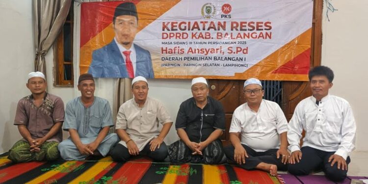 Ketua DPD GWI KALSEL Hadiri Sholat Hajat Jamaah Umroh di desa Inan kab.Balangan