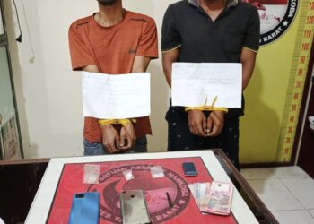 Polres Tanjab Barat  Gagalkan Peredaran Narkoba, Tangkap Dua Pelaku di Pasar Merlung dengan Barang Bukti 3,46 Gram Sabu
