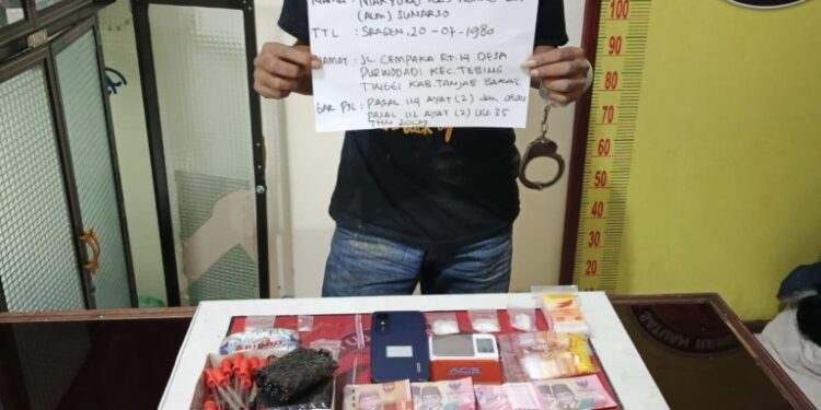 Bawa 17 Gram Sabu, Diringkus Satresnarkoba Polres Tanjab Barat