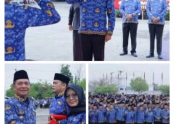Bupati Abusama Pimpin Apel Peresmian PPPK Paruh Waktu di OKU Selatan