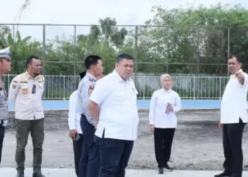 Bupati Oku selatan Abusama Tinjau Kesiapan Tabligh Akbar HUT ke-22 OKU Selatan