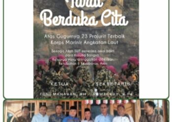 23 Prajurit Marinir Gugur, Duka Nasional Menggema hingga Lampung Pesisir