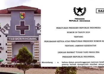 Langgar Aturan! Pasien Rawat Inap Pria dan Wanita Di RSUD Batin Mangunang Berbaur Dalam Satu Sal