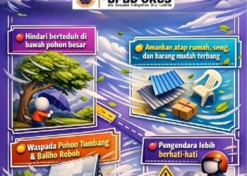 Pemkab OKU Selatan Imbau Warga Waspada Angin Kencang dan Cuaca Ekstrem