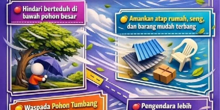 Pemkab OKU Selatan Imbau Warga Waspada Angin Kencang dan Cuaca Ekstrem