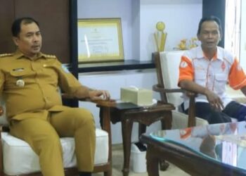 BUPATI OKU SELATAN TERIMA AUDIENSI ORARI LOKAL OKU SELATAN, PERKUAT SINERGI DALAM BIDANG KOMUNIKASI.