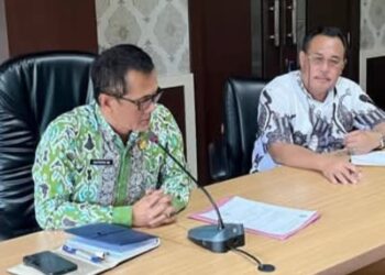 ASISTEN II SETDA OKU SELATAN PIMPIN RAKOR PENERTIBAN PKL DAN PARKIR DI KOTA MUARADUA