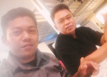 Kabiro Bhinkari Gowa Rahim Silaturahmi dengan Ketua Lidik Pro Parepare di Bosska Cafe