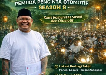 SOTR Season 9 Digelar 16 Maret 2026, Makassar Racing Family Salurkan Makanan Sahur dan Takjil