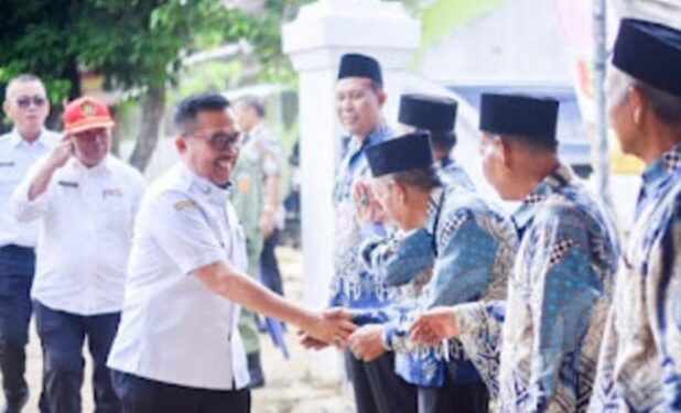 Sekda Pesawaran Tinjau Pilkades Antar Waktu