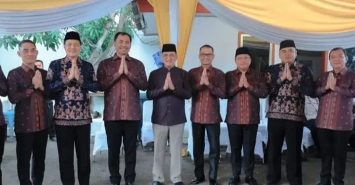 Bupati Dan Wakil Bupati OKU Selatan Hadiri open house Forkopimda Sumsel