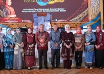 Ketua TP PKK OKU Selatan Hadiri HKG PKK ke-54 dan Rakerda Dekranasda Sumsel 2026