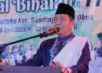 Wakil Bupati OKU Selatan Safari Jum’at di Banding Agung, Hadiri Pengajian Akbar ke-77