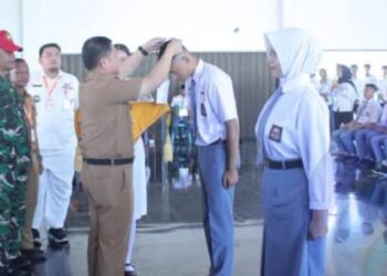 ASISTEN I BUKA SELEKSI PASKIBRAKA OKU SELATAN 2026, 207 PESERTA IKUTI TAHAPAN SELEKSI