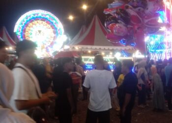 Pengunjung Pasar Malam Membludak, Semarakkan HUT ke-29 Kabupaten Tanggamus