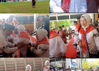 Pelepasan Jamaah Calon Haji Tabalong 1447 H, Langkah Suci Dimulai dengan Doa dan Pengawalan Penuh Kehangatan