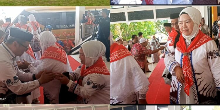 Pelepasan Jamaah Calon Haji Tabalong 1447 H, Langkah Suci Dimulai dengan Doa dan Pengawalan Penuh Kehangatan