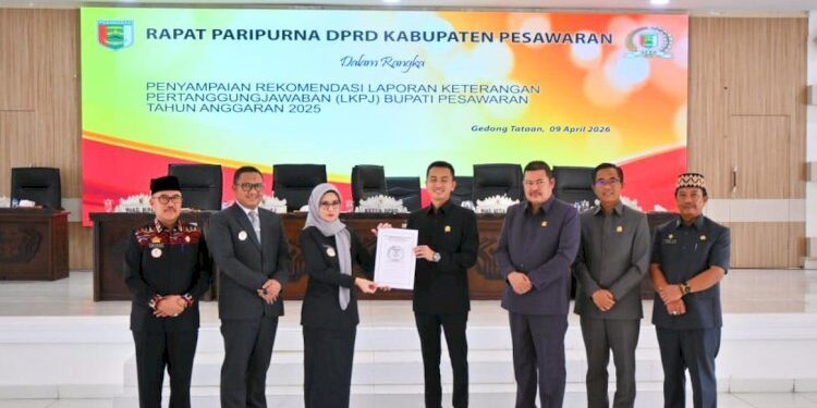 Sinergi Eksekutif–Legislatif Menguat, DPRD Pesawaran Sampaikan Rekomendasi Strategis LKPJ 2025