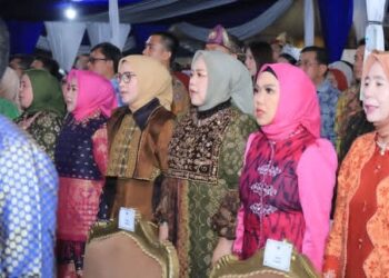 Ketua TP PKK OKU Selatan Hadiri Pembukaan Festival Sriwijaya XXXIV Tahun 2026