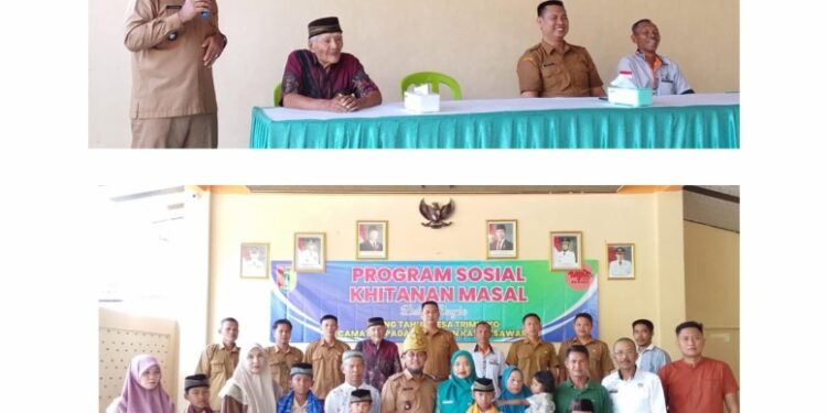 Pemdes Trimulyo Gelar Khitanan Massal,Wujud Nyata Kepedulian untuk Masyarakat