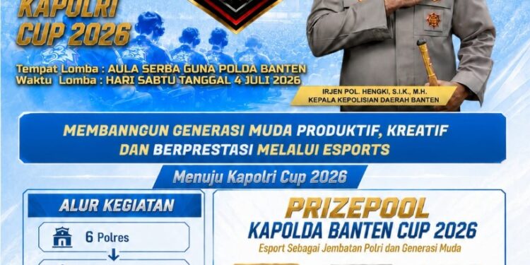*Polda Banten Akan Gelar Turnamen Esports Kapolda Cup 2026, Jaring Atlet Berprestasi Menuju Kapolri Cup*