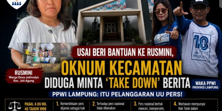 Usai Beri Bantuan kepada Rusmini, Permintaan “Take Down” Berita Jadi Sorotan
