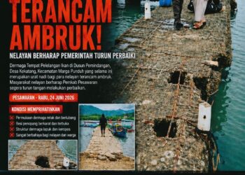 DERMAGA PELELANGAN IKAN PEMINDANGAN DI AMBANG KERUNTUHAN, NELAYAN DESAK PEMERINTAH JANGAN TUNGGU KORBAN JIWA