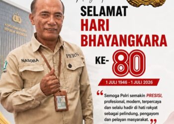 HUT Bhayangkara ke-80, GWI DPC Pesawaran Harapkan Polri Semakin Profesional dan Dicintai Masyarakat
