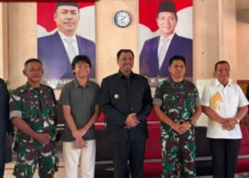 Bupati OKU Selatan Terima Kunjungan Danpuslatpur Kodiklatad, Perkuat Sinergi Pemda dan TNI